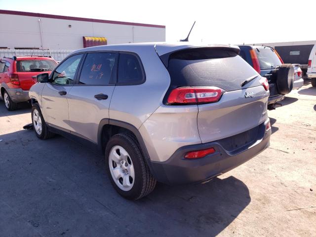 Photo 3 from auction – 2016 JEEP CHEROKEE S with VIN 1C4PJLAB1GW274604