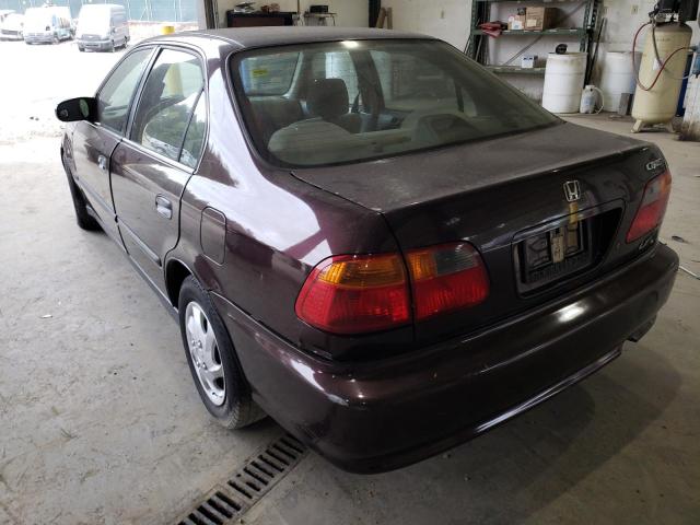 Photo 3 from auction – 2000 HONDA CIVIC LX with VIN 1HGEJ6676YL034272