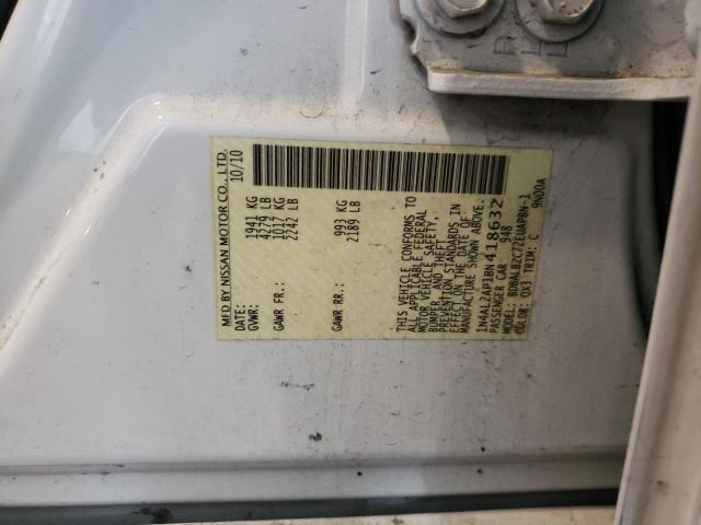 Photo 10 from auction – 2011 NISSAN ALTIMA BAS with VIN 1N4AL2AP1BN418632
