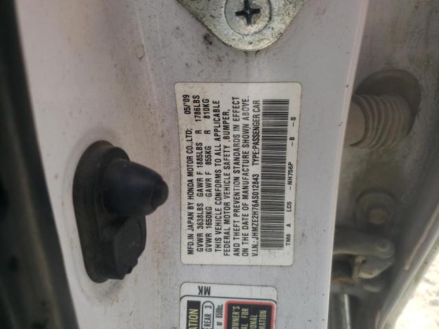 Photo 10 from auction – 2010 HONDA INSIGHT EX with VIN JHMZE2H76AS012843
