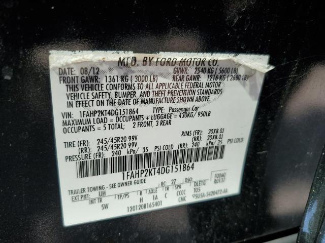 Photo 10 from auction – 2013 FORD TAURUS SHO with VIN 1FAHP2KT4DG151864