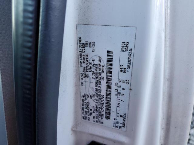 Photo 10 from auction – 2003 FORD OTHER with VIN 1FTRE14273HB71702