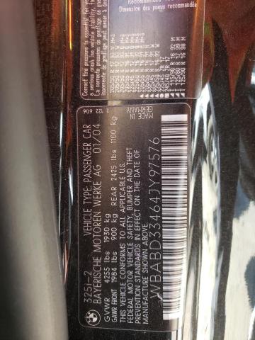 Photo 10 from auction – 2004 BMW 5CI with VIN WBABD33464JY97576