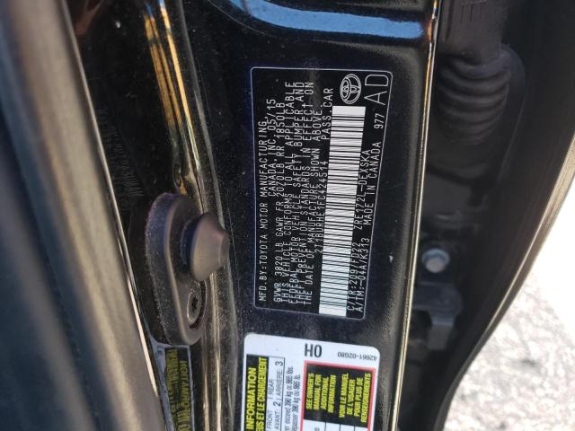 Photo 10 from auction – 2015 TOYOTA COROLLA L with VIN 2T1BURHE1FC424514