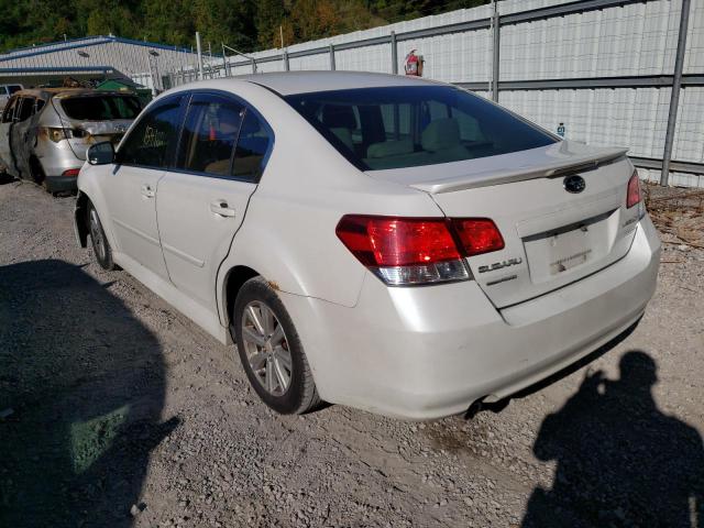 Photo 3 from auction – 2011 SUBARU LEGACY 2.5 with VIN 4S3BMBG65B3259040