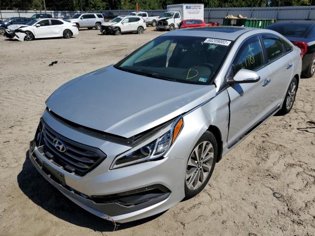 Photo 2 from auction – 2017 HYUNDAI SONATA SPO with VIN 5NPE34AF7HH474047