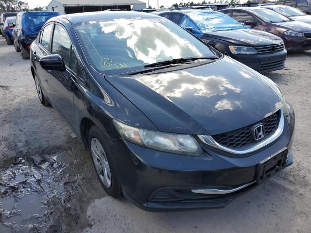 HONDA CIVIC LX 2014 with VIN 19XFB2F57EE219622 - Photo from auction