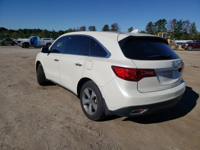 Photo 3 from auction – 2016 ACURA MDX with VIN 5FRYD3H21GB012845