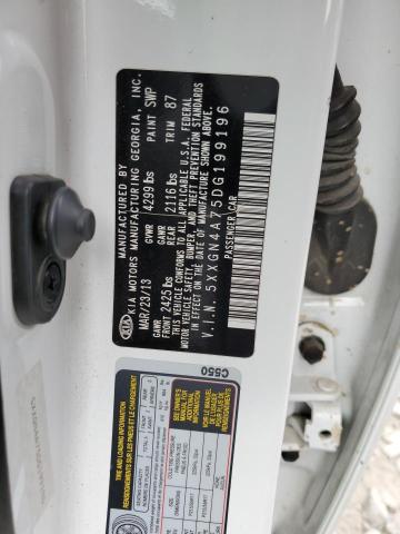 Photo 10 from auction – 2013 KIA OPTIMA EX with VIN 5XXGN4A75DG199196