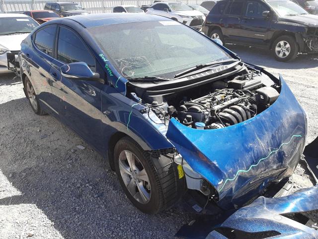 HYUNDAI ELANTRA SE 2016 with VIN KMHDH4AE3GU566969 - Photo from auction