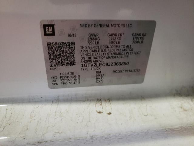 Photo 10 from auction – 2018 GMC SIERRA K15 with VIN 1GTV2LEC9JZ366850