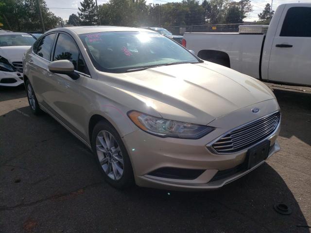 FORD FUSION SE 2017 with VIN 3FA6P0HD3HR367523 - Photo from auction
