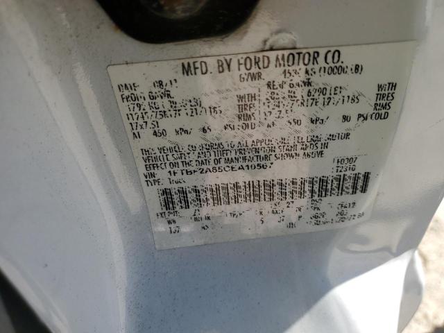 Photo 10 from auction – 2012 FORD F250 SUPER with VIN 1FTBF2A65CEA10567