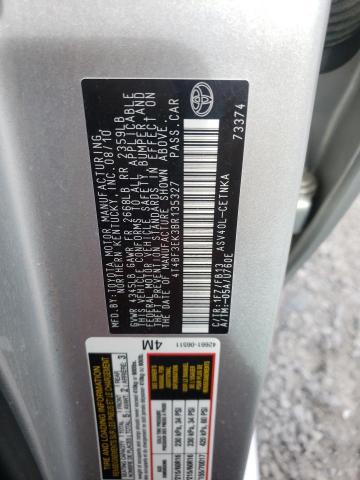 Photo 10 from auction – 2011 TOYOTA CAMRY BASE with VIN 4T4BF3EK3BR135327