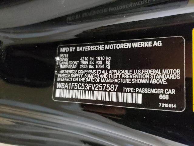 Photo 10 from auction – 2015 BMW 228 I with VIN WBA1F5C53FV257587