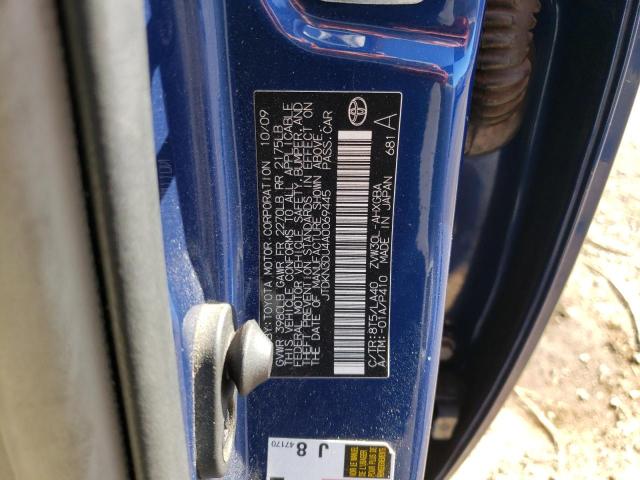 Photo 10 from auction – 2010 TOYOTA PRIUS with VIN JTDKN3DU4A0069445