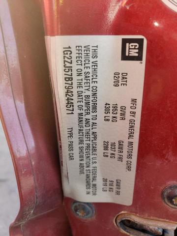 Photo 10 from auction – 2009 PONTIAC G6 with VIN 1G2ZJ57B794244571