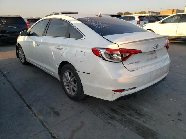 Photo 3 from auction – 2016 HYUNDAI SONATA SE with VIN 5NPE24AF8GH353304