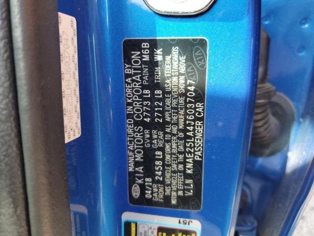 Photo 10 from auction – 2018 KIA STINGER PR with VIN KNAE25LA4J6037047