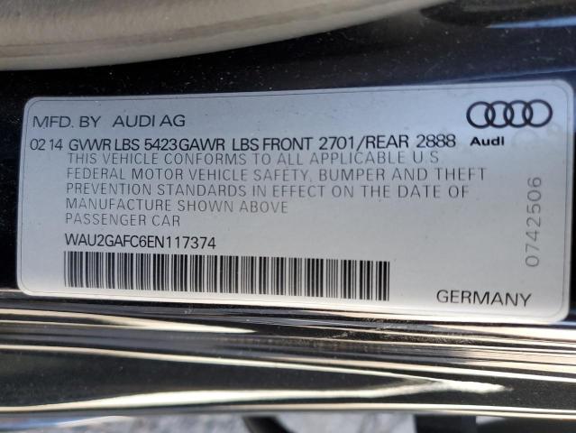 Photo 10 from auction – 2014 AUDI A7 PRESTIG with VIN WAU2GAFC6EN117374