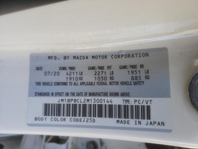 Photo 10 from auction – 2021 MAZDA 3 PREFERRE with VIN JM1BPBCL2M1300144