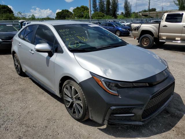 TOYOTA COROLLA SE 2022 with VIN 5YFS4MCE8NP100422 - Photo from auction