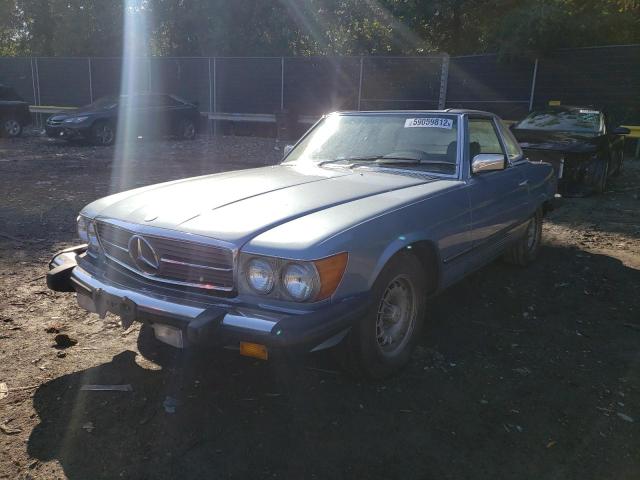 Photo 2 from auction – 1985 MERCEDES-BENZ 380 SL with VIN WDBBA45C4FA032452