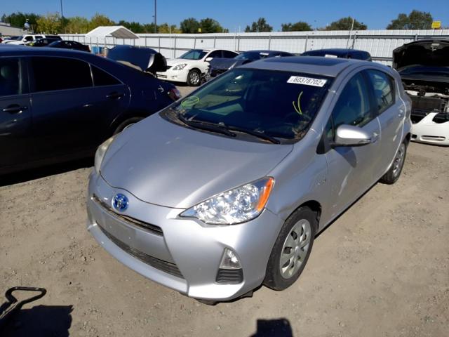 Photo 2 from auction – 2012 TOYOTA PRIUS C with VIN JTDKDTB35C1001925