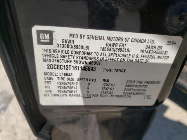 Photo 10 from auction – 2006 CHEVROLET SILVERADO with VIN 2GCEC13T161145893