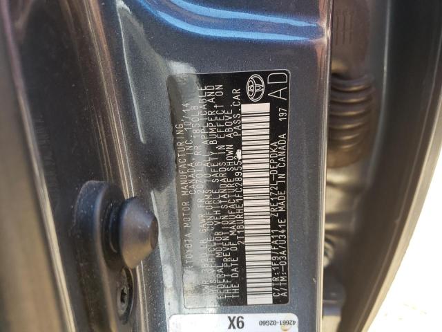 Photo 10 from auction – 2015 TOYOTA COROLLA L with VIN 2T1BURHE1FC289552