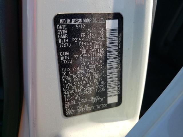 Photo 10 from auction – 2012 NISSAN JUKE S with VIN JN8AF5MR2CT115635