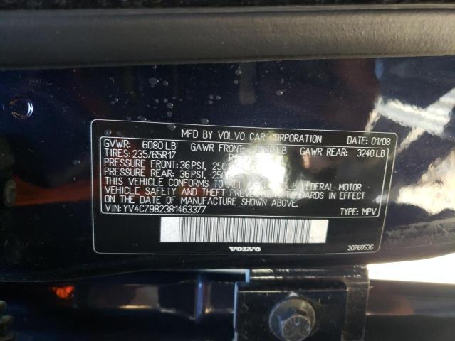 Photo 10 from auction – 2008 VOLVO XC90 3.2 with VIN YV4CZ982381463377