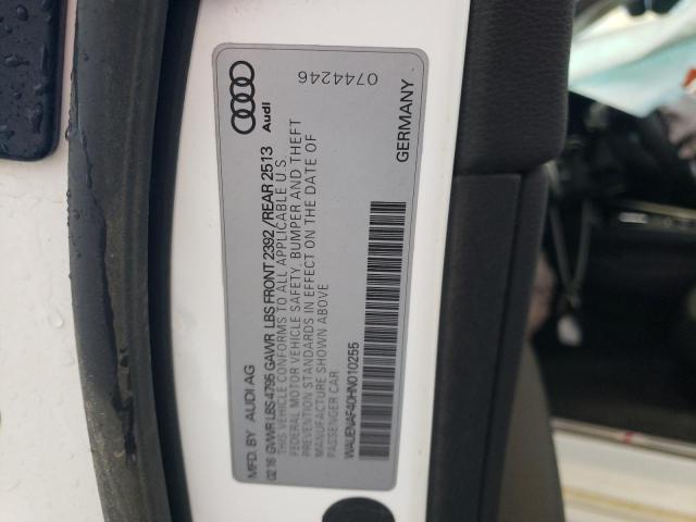 Photo 10 from auction – 2017 AUDI A4 PREMIUM with VIN WAUENAF40HN010255