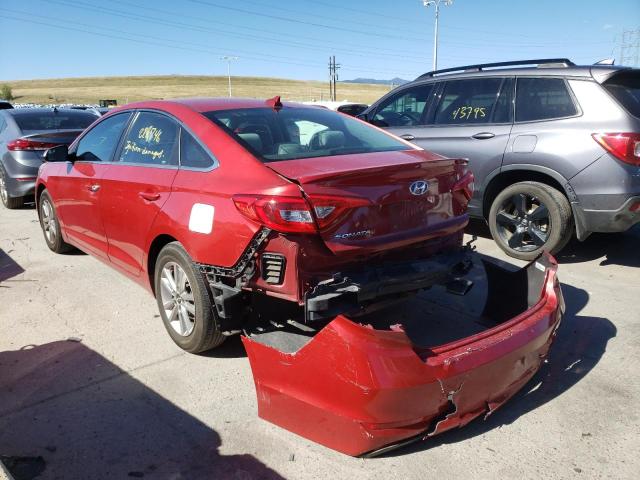 Photo 3 from auction – 2017 HYUNDAI SONATA SE with VIN 5NPE24AF4HH445060