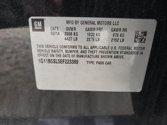 Photo 10 from auction – 2014 CHEVROLET MALIBU LS with VIN 1G11B5SL5EF223389