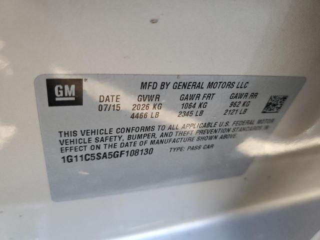 Photo 10 from auction – 2016 CHEVROLET MALIBU LIM with VIN 1G11C5SA5GF108130