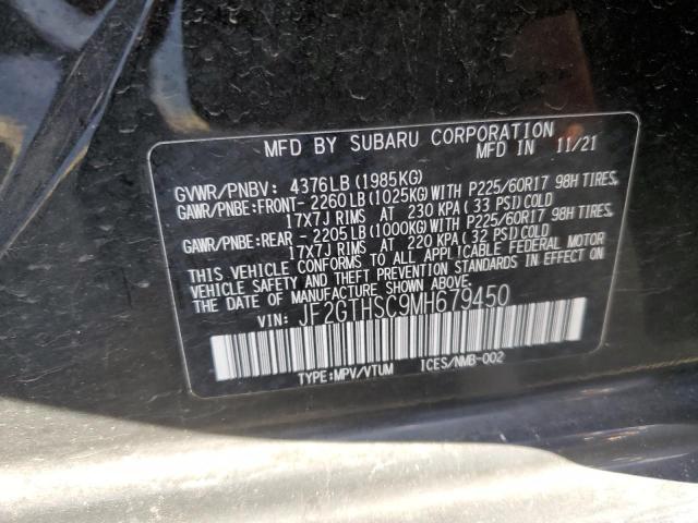 Photo 10 from auction – 2021 SUBARU CROSSTREK with VIN JF2GTHSC9MH679450