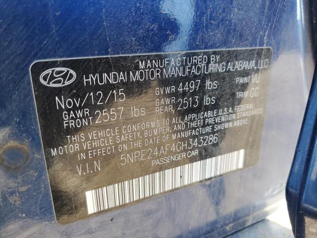 Photo 10 from auction – 2016 HYUNDAI SONATA SE with VIN 5NPE24AF4GH343286