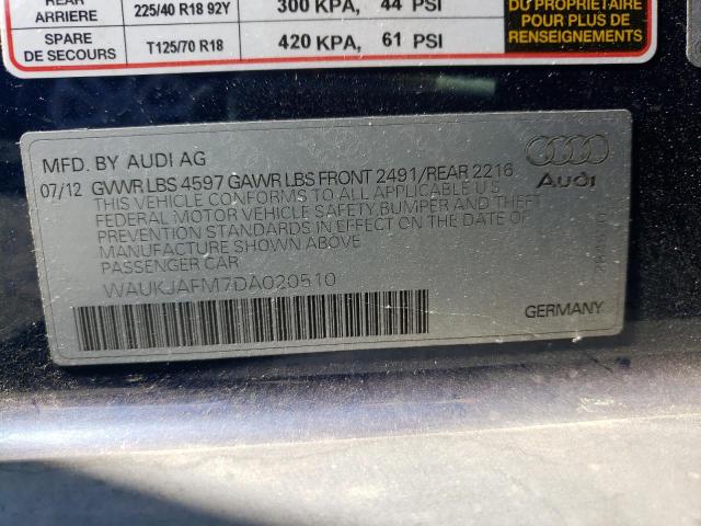 Photo 10 from auction – 2013 AUDI A3 PREMIUM with VIN WAUKJAFM7DA020510