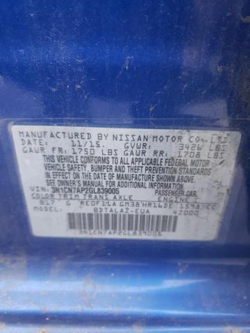 Photo 10 from auction – 2016 NISSAN VERSA S with VIN 3N1CN7AP2GL839005