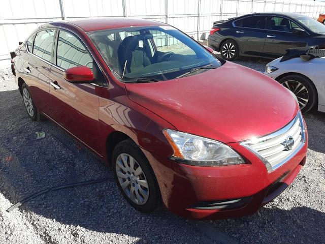 NISSAN SENTRA S 2014 with VIN 3N1AB7AP2EY308693 - Photo from auction