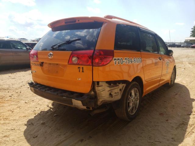 Photo 4 from auction – 2010 TOYOTA SIENNA CE with VIN 5TDKK4CC1AS296029