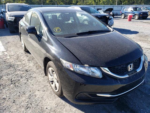 HONDA CIVIC LX 2013 with VIN 19XFB2F5XDE280963 - Photo from auction