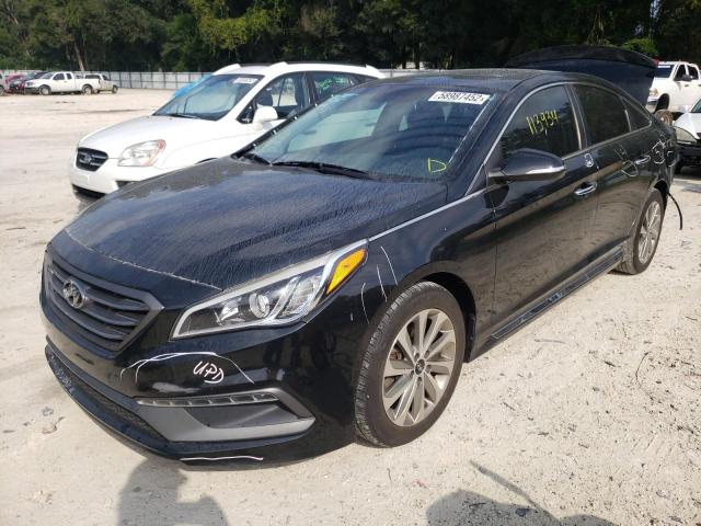 Photo 2 from auction – 2017 HYUNDAI SONATA SPO with VIN 5NPE34AF7HH490670