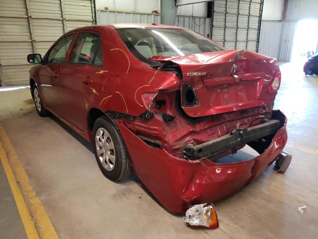 Photo 3 from auction – 2009 TOYOTA COROLLA BA with VIN JTDBL40EX99023605