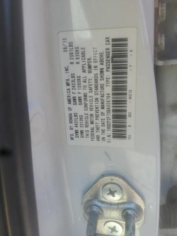 Photo 10 from auction – 2011 HONDA ACCORD EX with VIN 1HGCP2F7XBA009764