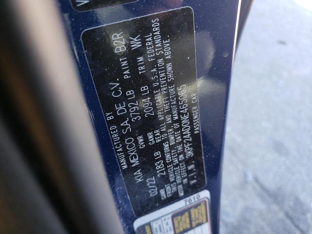 Photo 10 from auction – 2022 KIA FORTE FE with VIN 3KPF24AD0NE465065