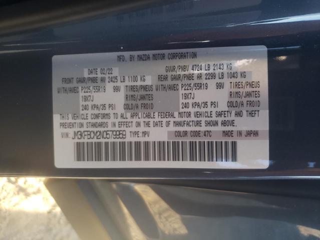 Photo 10 from auction – 2022 MAZDA CX-5 PREFE with VIN JM3KFBCM2N0579959