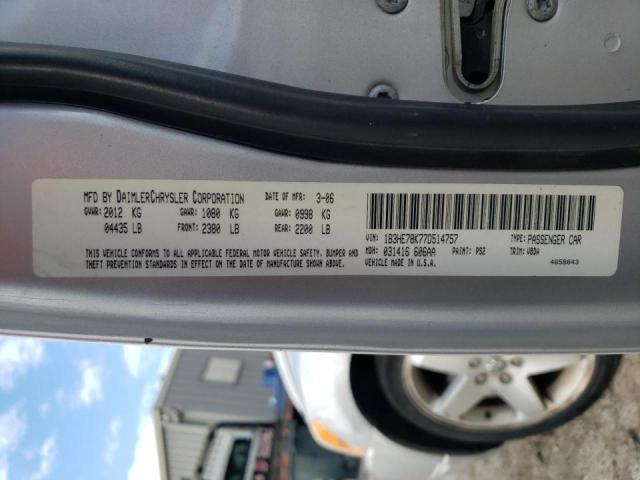 Photo 10 from auction – 2007 DODGE CALIBER R/ with VIN 1B3HE78K77D514757