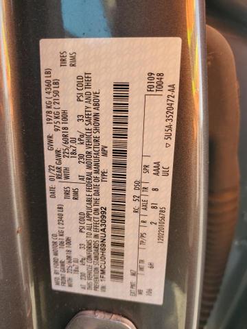 Photo 10 from auction – 2022 FORD ESCAPE SEL with VIN 1FMCU0H69NUA30992